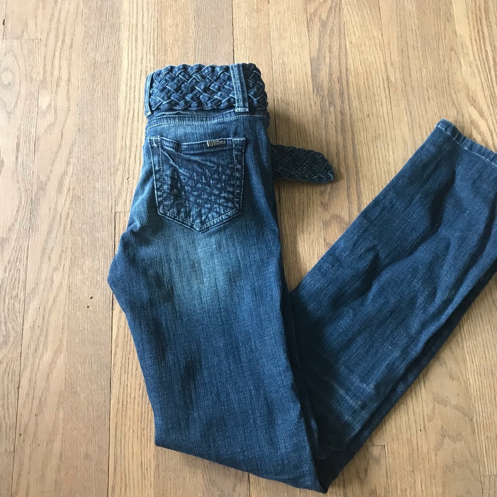 NWT Itz Me Premium straight leg jeans. Medium wash